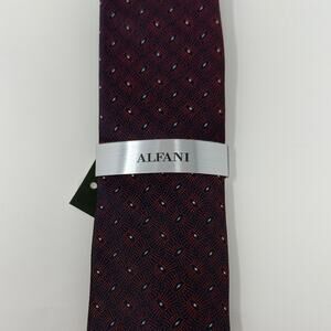Alfani Reeder Geo Men's Tie - Red - New with tags